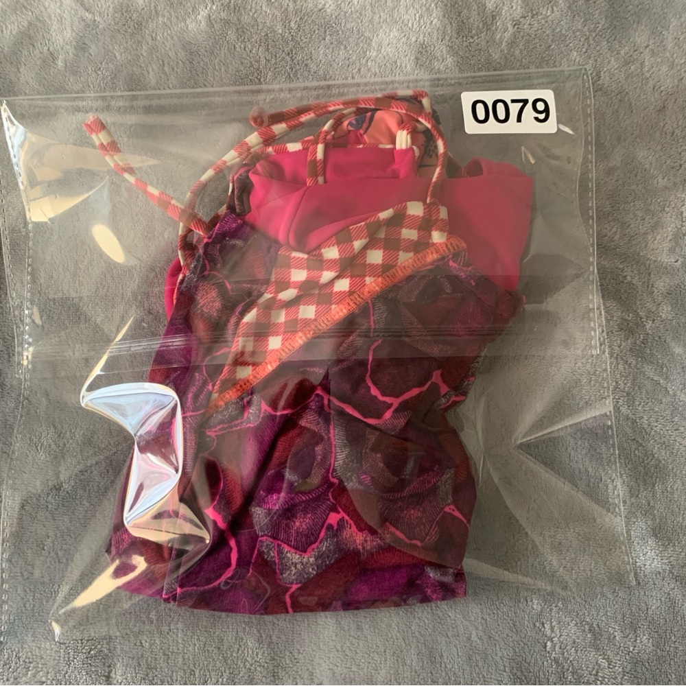 Maaji Fuchsia and Burgundy girl Swimwear kids size 4T one piece - Picture 8 of 8